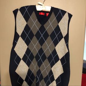 Argyle sweater vest